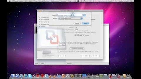 Windows 7 tutorial VMWare fusion on Mac