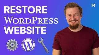 how to restore a wordpress website | restoring files and database