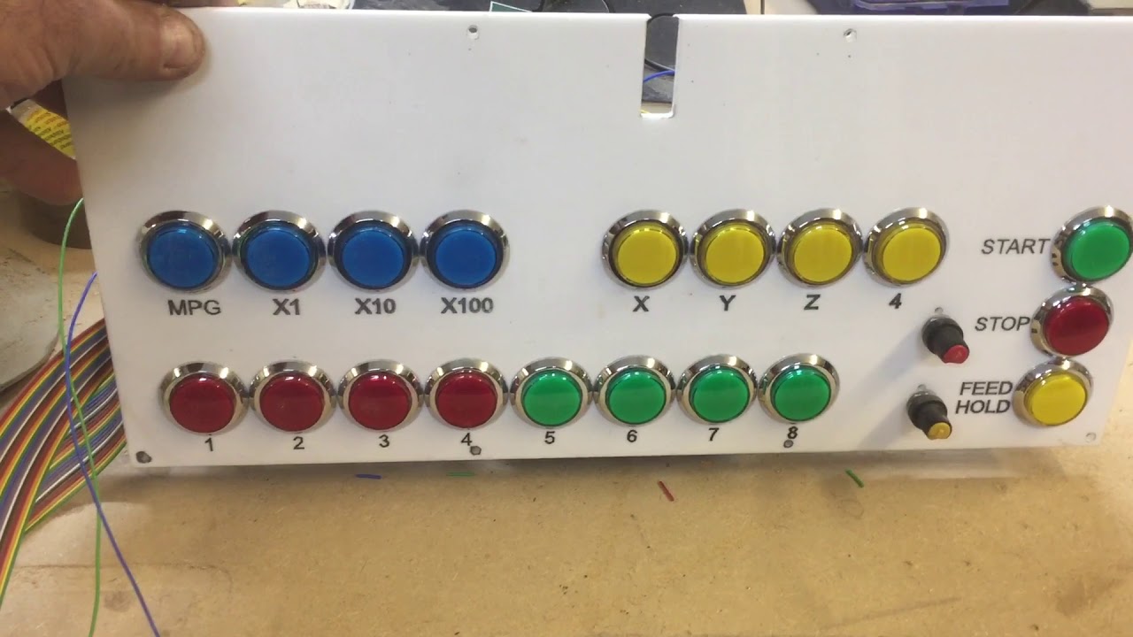 Arduino Cnc control. Panel - YouTube
