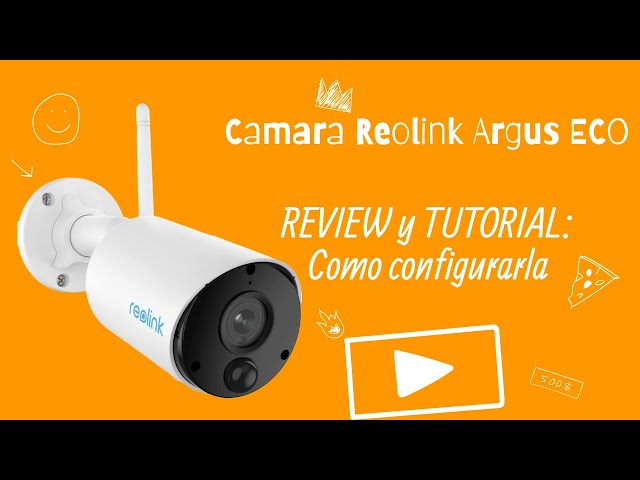 Cámara Vigilancia Reolink Exterior Sin Cables, 1080p Solar Batería,  Detección de Movimiento PIR, Visión Nocturna