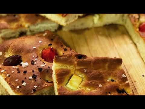 Video: Focaccia Med Oliver Och Rosmarin - Ett Steg För Steg-recept Med Ett Foto