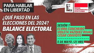 PARA HABLAR EN LIBERTAD BALANCE ELECTORAL | VIOLETA VÁZQUEZ ROJAS, ELVIRA CONCHEIRO Y CÉSAR CRAVIOTO