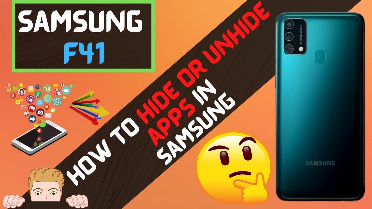 How to Hide Apps in Samsung Galaxy F41, Samsung mobile app hide kaise kare |Galaxy F41 Secure