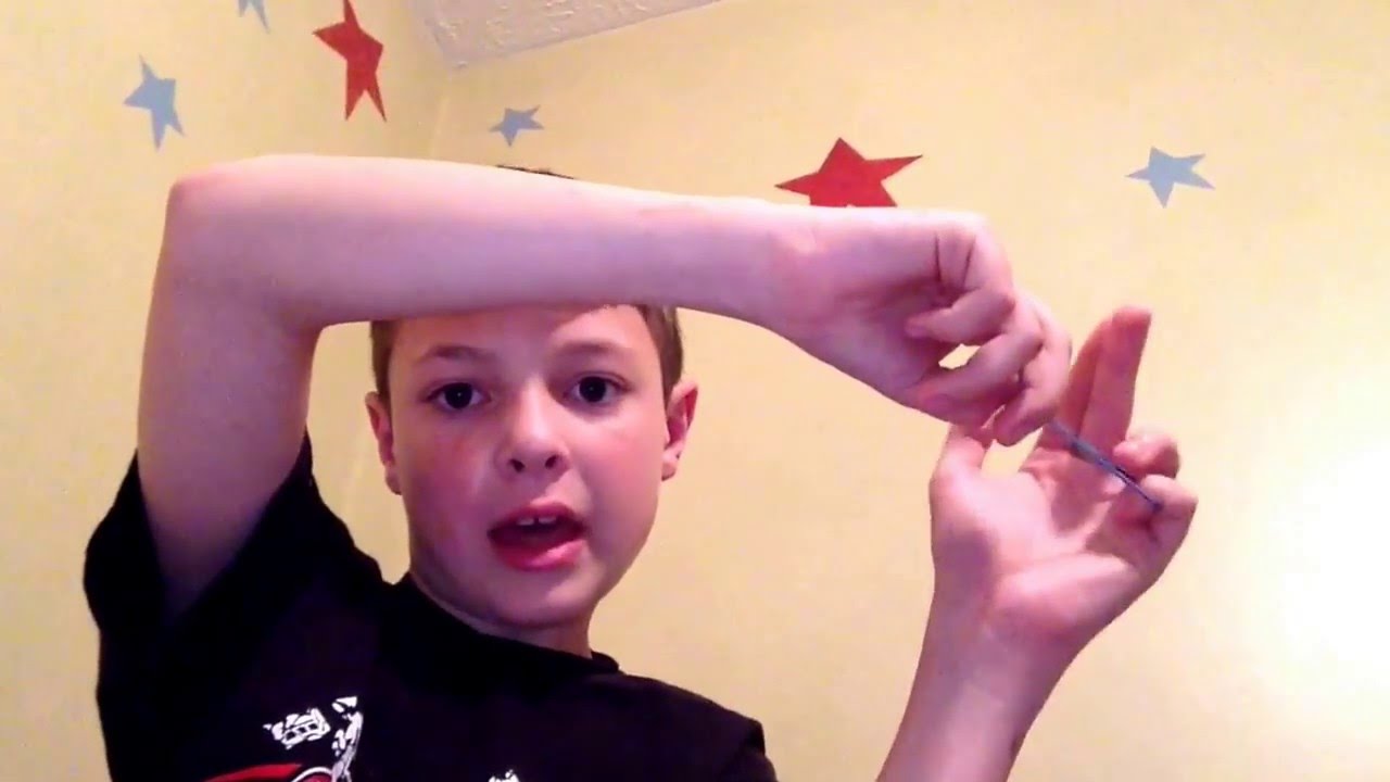 Rubber band+hand=gun YouTube