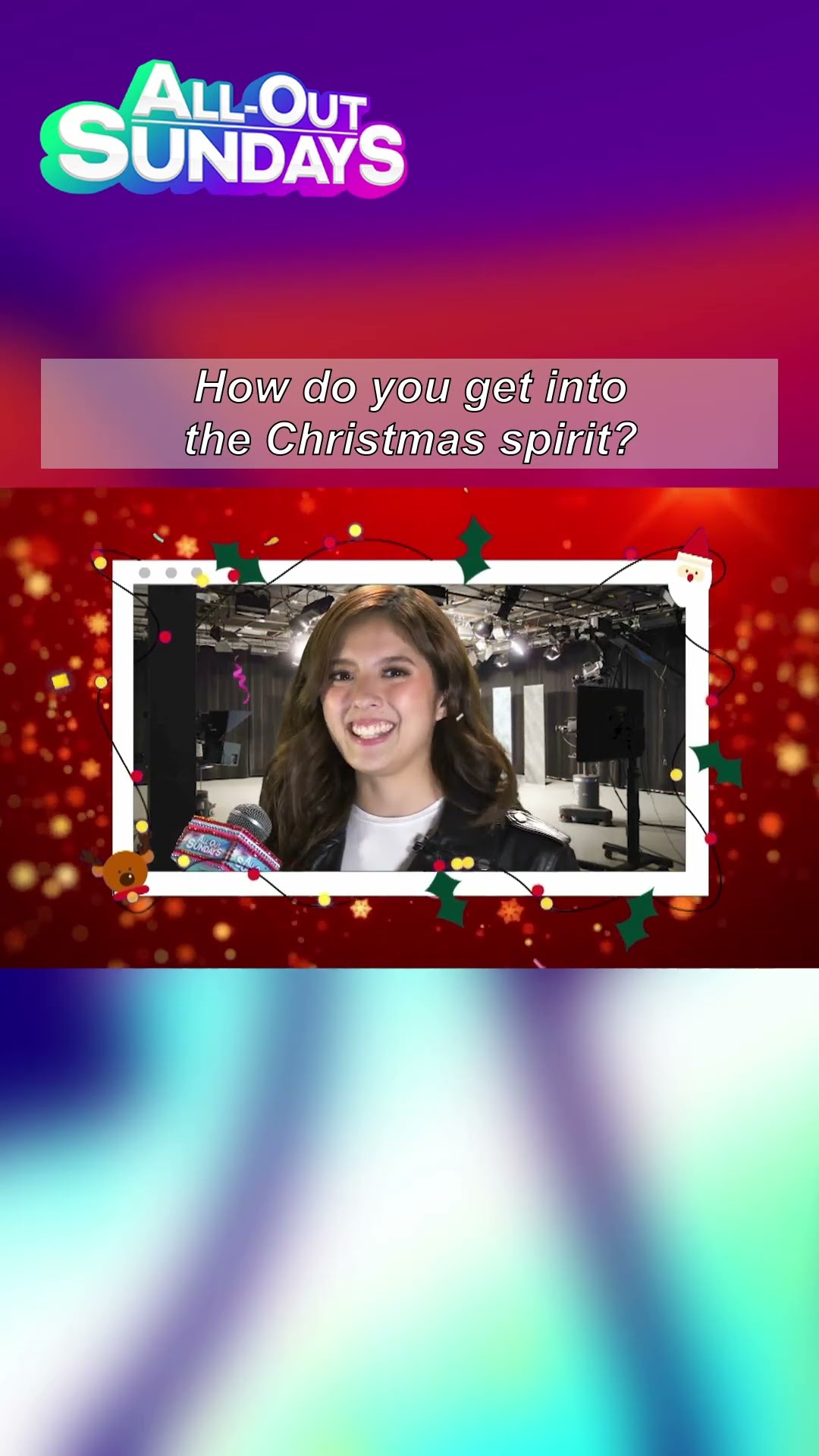 How do you get into the Christmas spirit? #shorts | All-Out Sundays