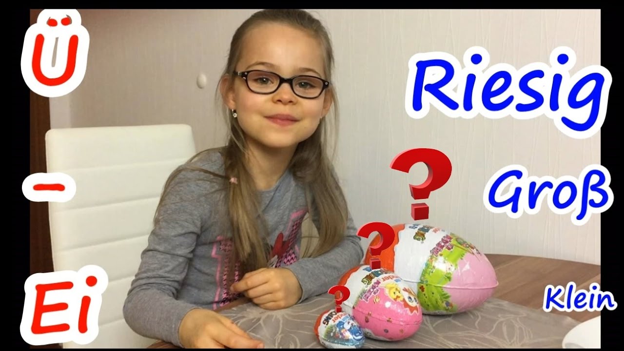 WAS IST IM RIESEN ÜBERRASCHUNGSEI was ist im riesen überraschungsei