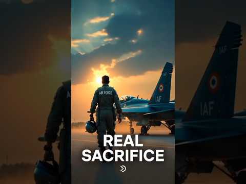 Indian Air Force Pilot ka Real Sacrifice 😔✈️ #shorts