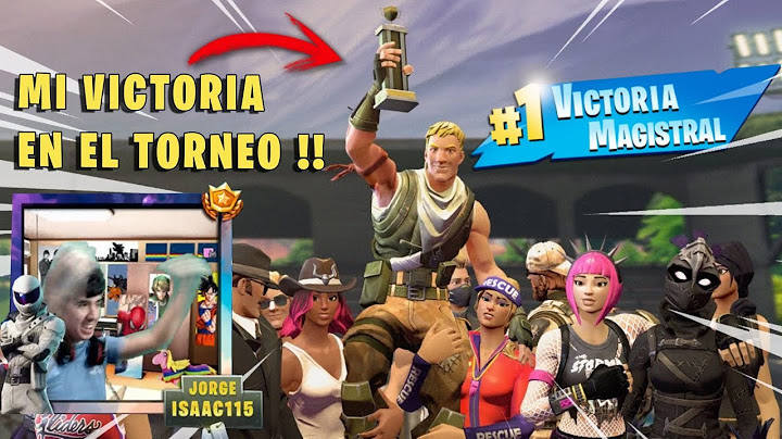 Mi VICTORIA en el TORNEO de FORTNITE: BATTLE ROYALE