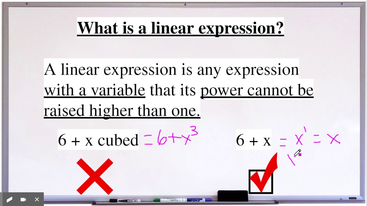 Adding Linear Expressions - YouTube