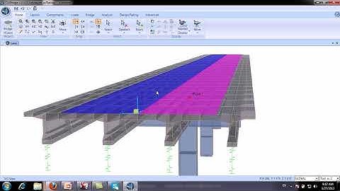 lecture 3 DEFINE LAYOUT& LANES  design of bridges by CSI BRIDGE 15 - AASHTOO 2007