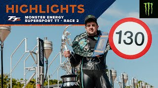Monster Energy Supersport TT Race 2  Highlights | 2023 Isle of Man TT Races