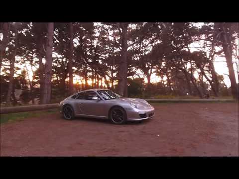 Drone Shots of Porsche at the ocean