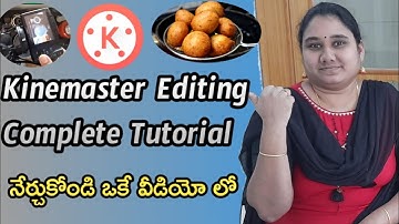 How To Edit Videos In Kinemaster Step By Step Explanation In Telugu | Kinemaster Pro Video Editor