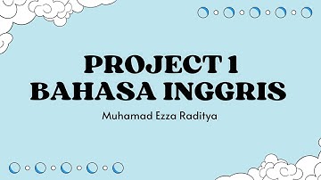 Tugas  project 1 mata kuliah bahasa inggris | universitas bina sarana informatika Tegal