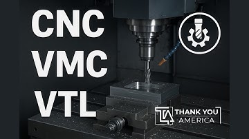 CNC, VMC & VTL Precision Machining Manufacturing video | Thank You America