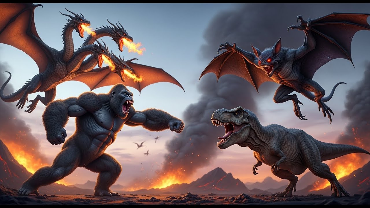King Kong & Dragon vs Beast: Opposing Forces