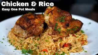 How To Make Chicken & Rice | Easy One Pot Recipes #MrMakeItHappen image