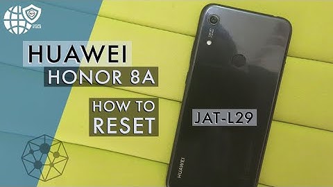 How to Reset Huawei Honor 8A JAT-L29 || Honor 8A Reset Restore to Factory Settings