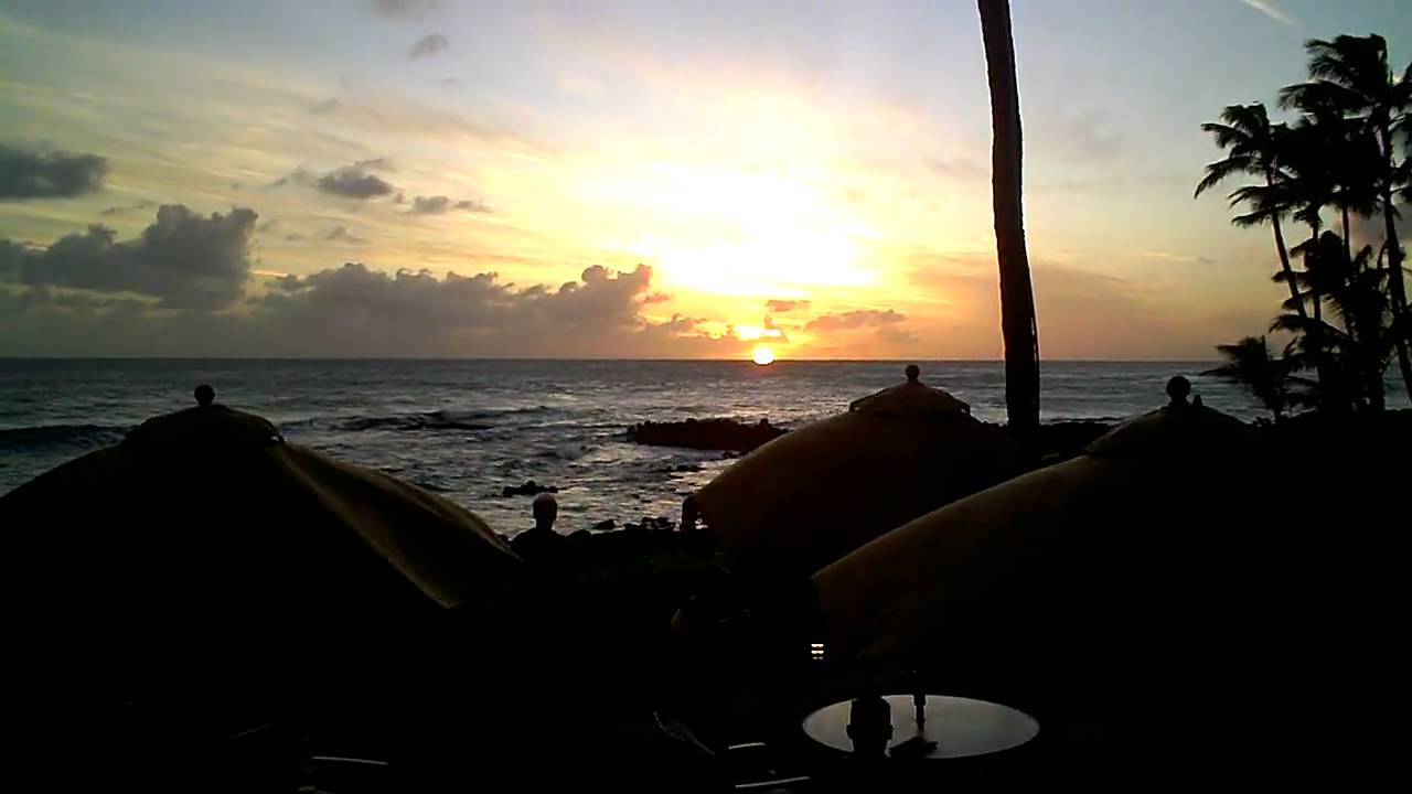 Mai Tai Party at Sunset at the Sheraton Kauai Resort YouTube