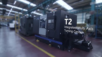 T2 | CNC Lathe | Turning Center | Integrated Multi Axis | Hwacheon Asia
