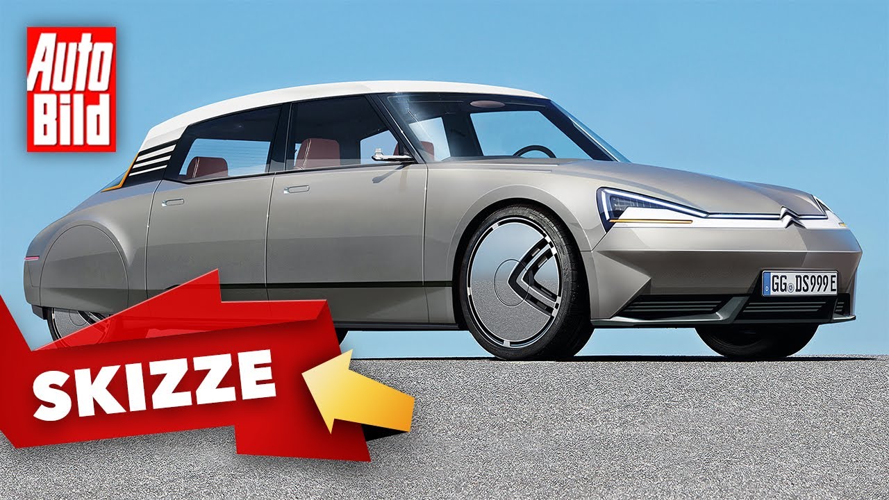 Citroën DS (2021) | So könnte eine Neuauflage des legendären Citroën DS aussehen | Skizze