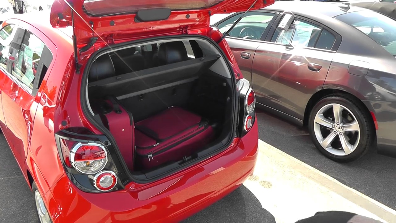 Trunk Space 2016 Chevrolet Sonic Ltz