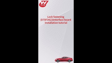 Yanhua Module 34: (D70F3423) interface board installation video