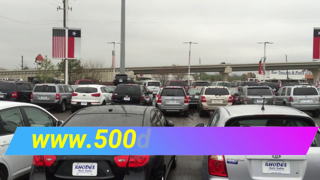 Buy Here Pay Here 500 Down Car in Houston YouTube