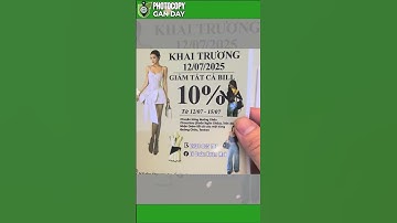 Thiết Kế & In Tờ Rơi Khai Trương Shop | Dịch Vụ In Ấn Tại Photocopy Gần Đây #photocopyganday #toroi