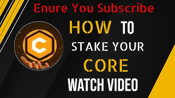 How to Delegate your Core on  Metamask