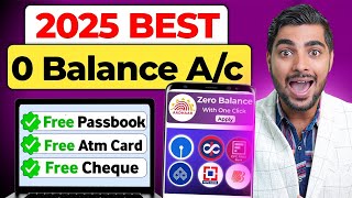 Best Zero Balance Bank Account | Zero Balance Bank Account Opening Online -0 Balance Account Opening