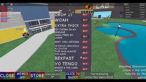 Shouting Simulator code for free admin