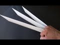 Como hacer las garras de Wolverine (Garras de Papel)