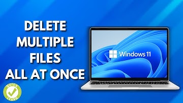 How To Delete Multiple Files At Once On Your Laptop/PC - Simple Windows 11 Tips