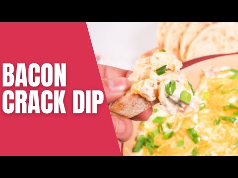 Crock Pot Crack Dip (addicting bacon cheddar ranch!) - Kitchen Gidget