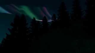 Aurora Borealis animation in Blender (quick test)