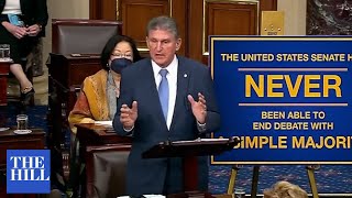 JUST IN: Manchin Reiterates Opposition To Blowing Up The Filibuster Amid Voting Rights Fight