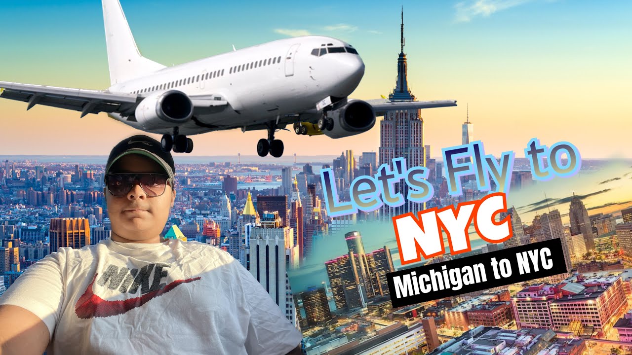 Michigan to NYC: A Vlog Journey through the City That Never Sleeps!🎥🗽🌃 (Part-1 of NY TRIP.)