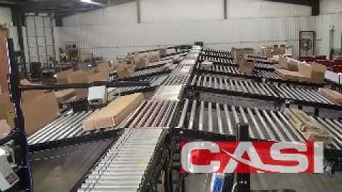 CASI Fulfillment and Sortation. Sorter Video. 800-401-0304