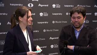 "I know how to go from one mode to another" - Hikaru Nakamura after R5 of the FIDE Grand Prix 2022