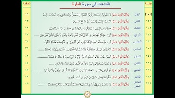 سحر خميس - آلاء الرحمن | النداءات والمواثيق في سورة البقره بعين جديده