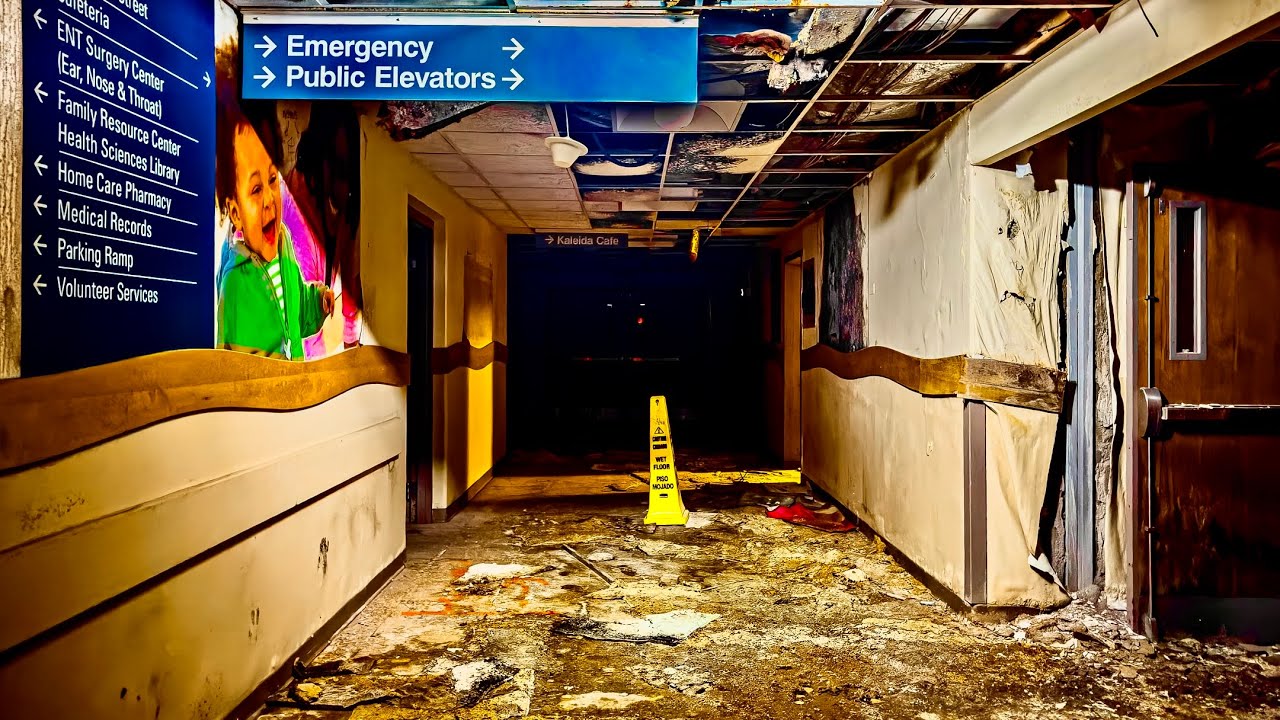 Исследование заброшенной детской больницы в Буффало, оставшейся в подвешенном состоянии.