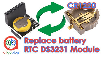 Replace Battery RTC DS3231 for Raspberry Pi / Oange Pi