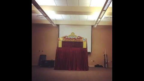 Assembling the Traveling Puppet Theater