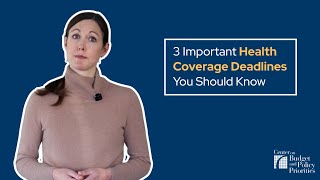3 Key Dates to Keep in Mind When Choosing Your Health Coverage Plan for 2026