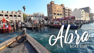 Abra Boat Ride - Deira to Burdubai