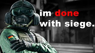 Why I Stopped Playing Rainbow Six Siege (As An 8 Year Vet)