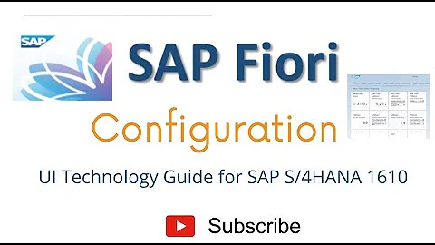 SAP Fiori Configuration Step by Step