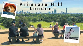 London : Primrose Hill (inc Paddington Bears house & 101 Dalmatians connections)