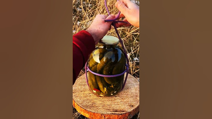 Genius Rope Trick: Lift and Carry Heavy Jars Effortlessly! #survival #camping #outdoors #lifehacks